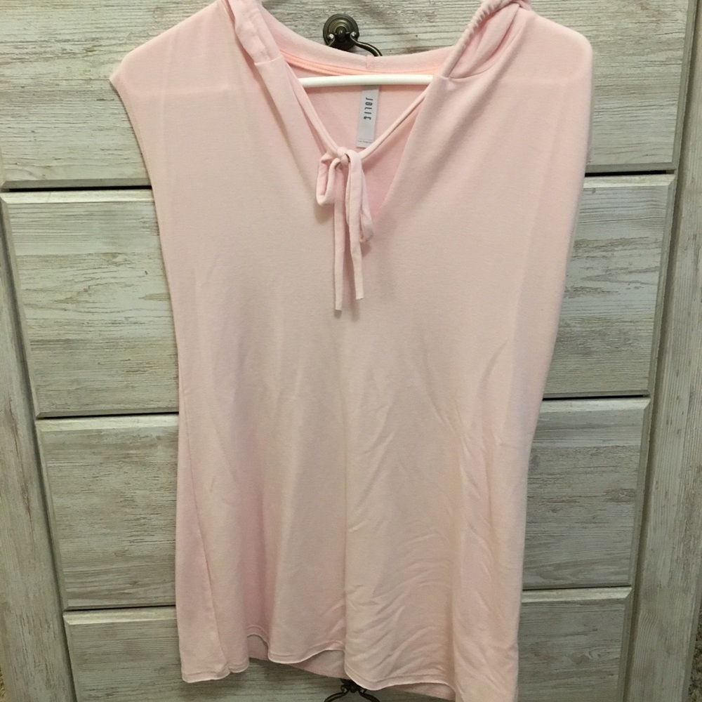 Tank top with hood